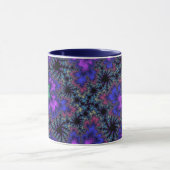 Mug Bouclier d'aquarelle violet (Centre)
