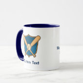 Mug Bouclier de baseball (Devant gauche)