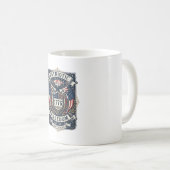 Mug Bouclier de bataille patriotique 1776 Sym (Devant droit)