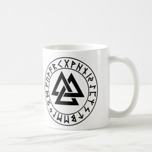 Mug bouclier de Rune de Tri Triangle de mug_fullwra (Droite)