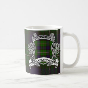 Mug Bouclier de tartan d'Alexandre