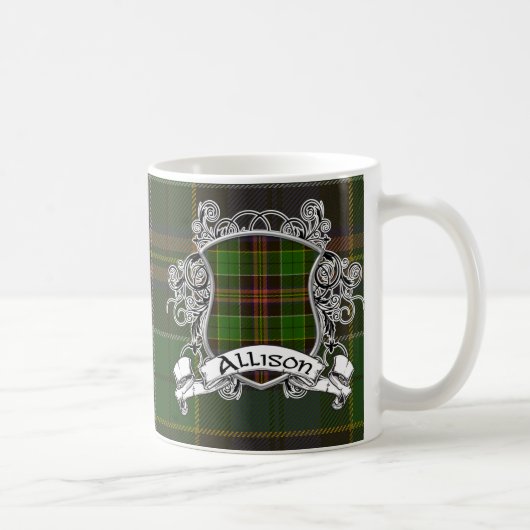Mug Bouclier de tartan d'Allison (Droite)