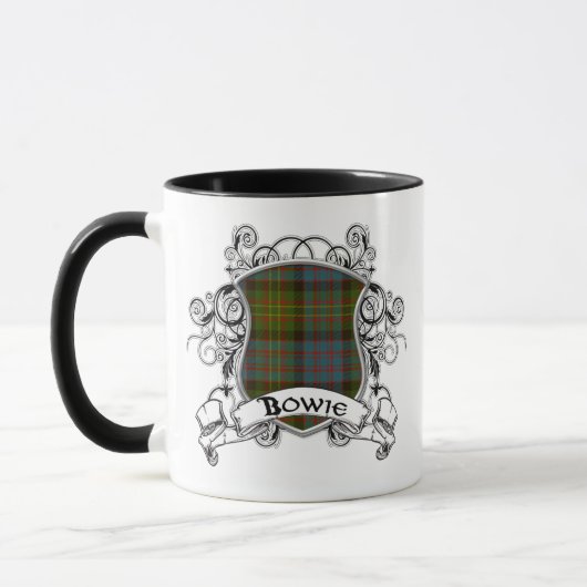 Mug Bouclier de tartan de Bowie (Gauche)