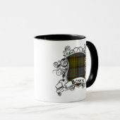 Mug Bouclier de tartan de Bowie (Devant droit)