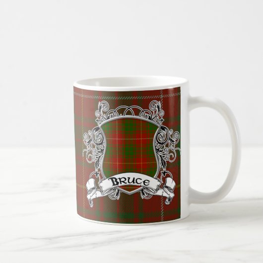 Mug Bouclier de tartan de Bruce (Droite)