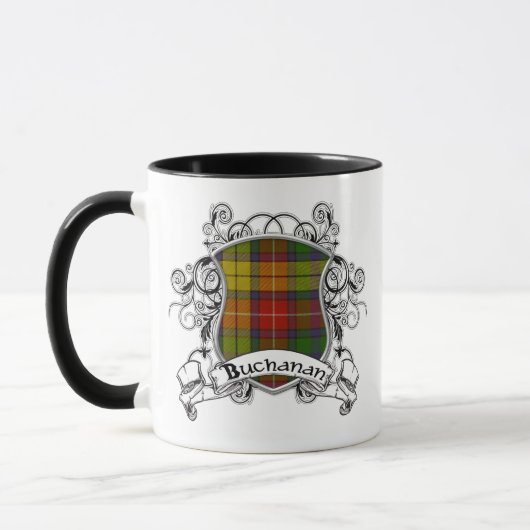Mug Bouclier de tartan de Buchanan (Gauche)