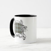 Mug Bouclier de tartan de Clark (Devant gauche)