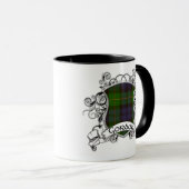 Mug Bouclier de tartan de Gordon (Devant droit)