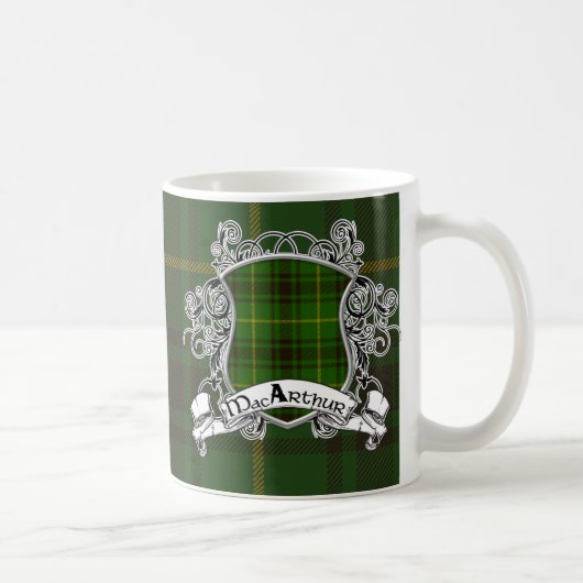 Mug Bouclier de tartan de MacArthur (Droite)