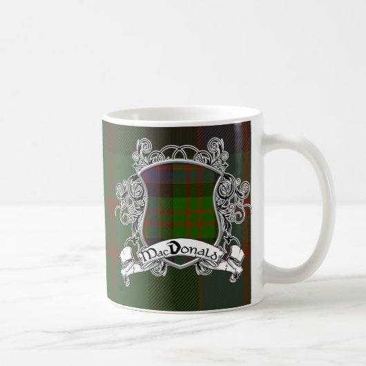 Mug Bouclier de tartan de MacDonald (Droite)
