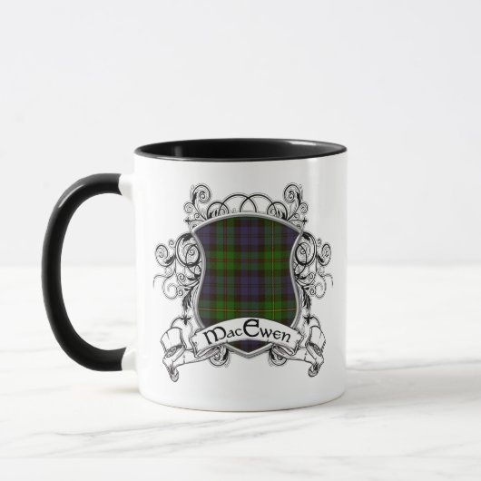 Mug Bouclier de tartan de MacEwen (Gauche)