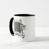 Mug Bouclier de tartan de MacEwen (Devant gauche)