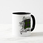 Mug Bouclier de tartan de MacEwen (Devant droit)
