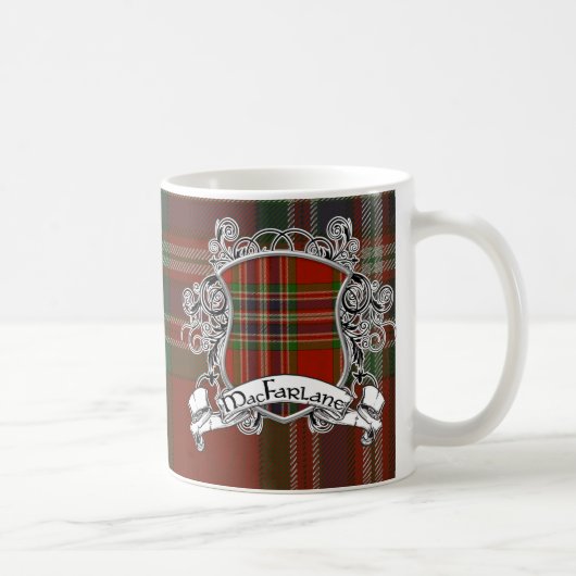 Mug Bouclier de tartan de MacFarlane (Droite)