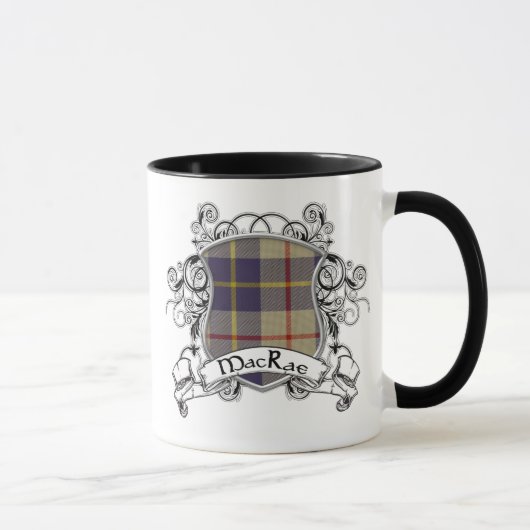 Mug Bouclier de tartan de MacRae (Droite)