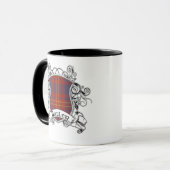 Mug Bouclier de tartan de maître d'hôtel (Devant gauche)