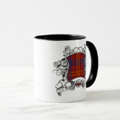 Mug Bouclier de tartan de maître d'hôtel (Devant droit)