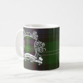 Mug Bouclier de tartan de Sutherland (Devant gauche)