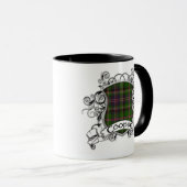 Mug Bouclier de tartan de tonnelier (Devant droit)