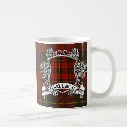 Mug Bouclier de tartan de Wallace (Droite)