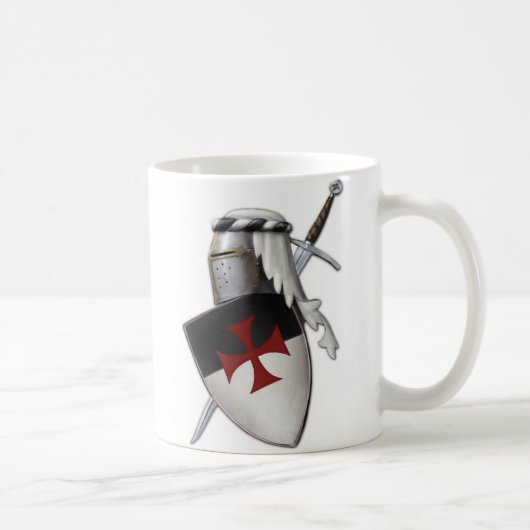 Mug Bouclier de Templar de chevaliers (Droite)