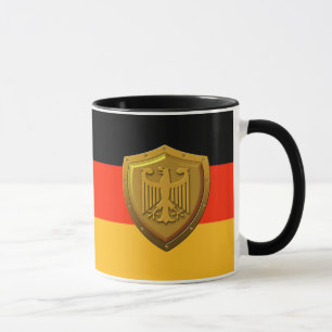 Mug Bouclier d'Eagle d'Allemand