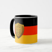 Mug Bouclier d'Eagle d'Allemand (Devant gauche)