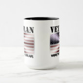 Mug Bouclier Drapeau Américain - Vétérinaire - À Porte (Centre)