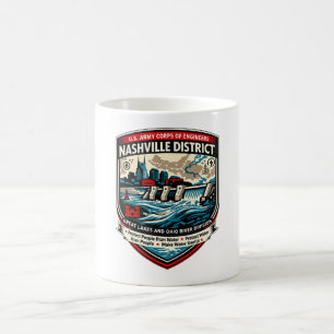Mug Bouclier du Corps des ingénieurs de Nashville
