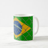 Mug Bouclier du drapeau brésilien (Devant droit)