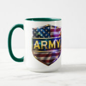 Mug Bouclier du drapeau de l'armée (Gauche)