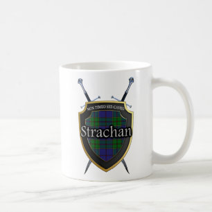 Mug Bouclier et épées de tartan de Strachan de clan