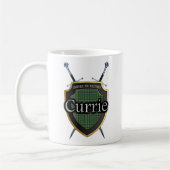 Mug Bouclier et épées écossais de tartan de Currie de (Gauche)