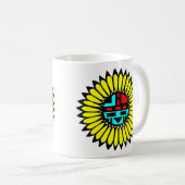Mug Bouclier indien de danse (Devant droit)