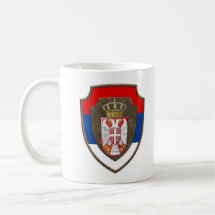 Mug Bouclier médiéval serbe armoiries neuves