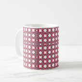 Mug Bouclier Motif de Noël de la paix (Devant gauche)