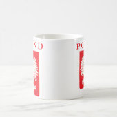 Mug Bouclier rouge aigle polonais (Centre)