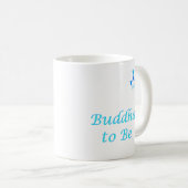 Mug Bouddha à être dans le bleu (Devant droit)