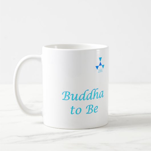 Mug Bouddha à être dans le bleu (Gauche)