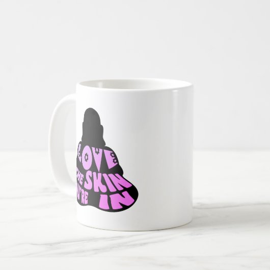 Mug Bouddha amour violet (Devant gauche)