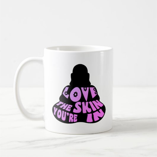 Mug Bouddha amour violet (Gauche)