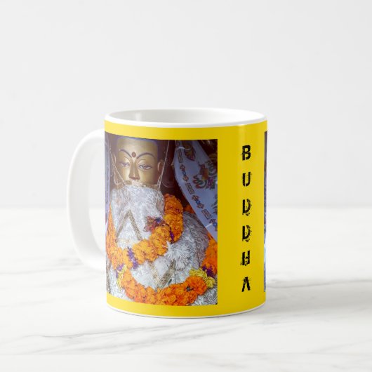 Mug Bouddha antique, L'Himalaya - Népal (Guru) (Devant gauche)