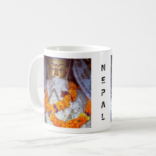 Mug Bouddha antique, L'Himalaya - Népal (Tibet) (Devant gauche)