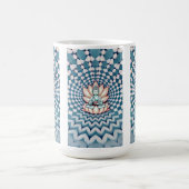 Mug Bouddha Bouddhisme Zen Infinity Mirage Bleu (Centre)