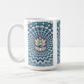 Mug Bouddha Bouddhisme Zen Infinity Mirage Bleu (Gauche)
