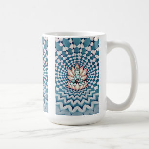 Mug Bouddha Bouddhisme Zen Infinity Mirage Bleu
