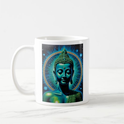 Mug Bouddha Céleste Lumière T-shirt (Gauche)