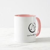 Mug Bouddha Citation Yoga Méditation Café (Devant droit)