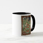Mug Bouddha coupant une touffe des cheveux (Devant droit)
