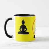 Mug Bouddha - Mantra & méditation Thé/Café muqueuse (Gauche)
